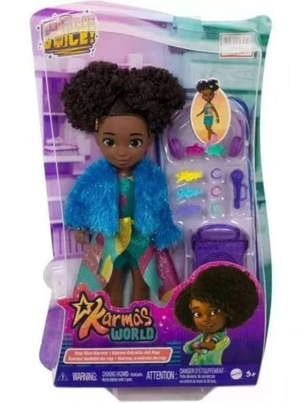 Brand New in Package Karma's World Rap Star Karma Doll.